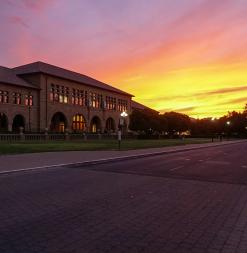 Memorial Quad on Stanford Campus